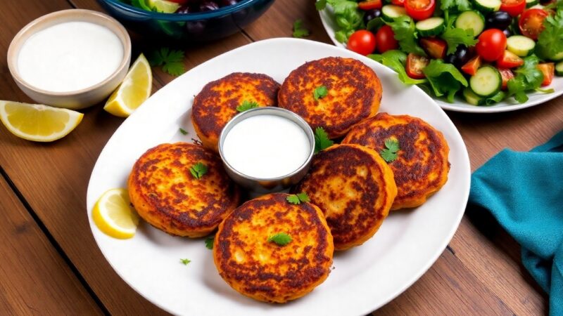 Bolinho de Batata Doce com Atum